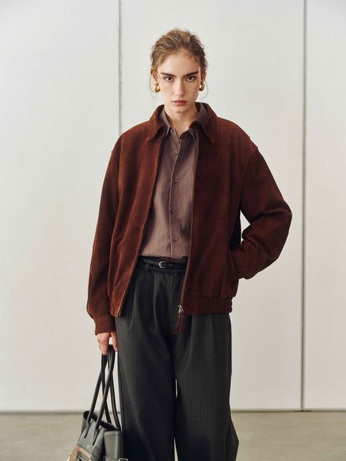 Umber Suede Jacket
